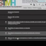 ASTMH 2014, Sian Clarke: “What are the long term consequences of malaria on educational performance?”