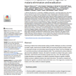 malERA: An updated research agenda for malaria elimination and eradication
