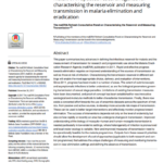 malERA: An updated research agenda for characterising the reservoir and measuring transmission in malaria elimination and eradication
