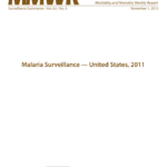 Malaria surveillance in the United States
