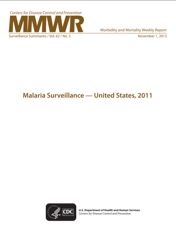 Malaria surveillance in the United States - MESA