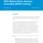 MPAC conclusions and recommendations: September 2016