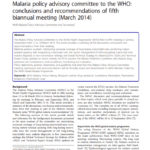 MPAC conclusions and recommendations: March 2014