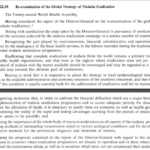 WHA22.39: Re-examination of the Global Strategy of Malaria Eradication