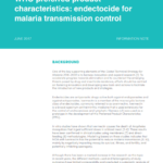 WHO preferred product characteristics: endectocide for malaria transmission control