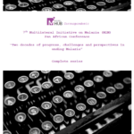 7th Multilateral Initiative on Malaria (MIM) Pan African Conference – 2018: Complete Series