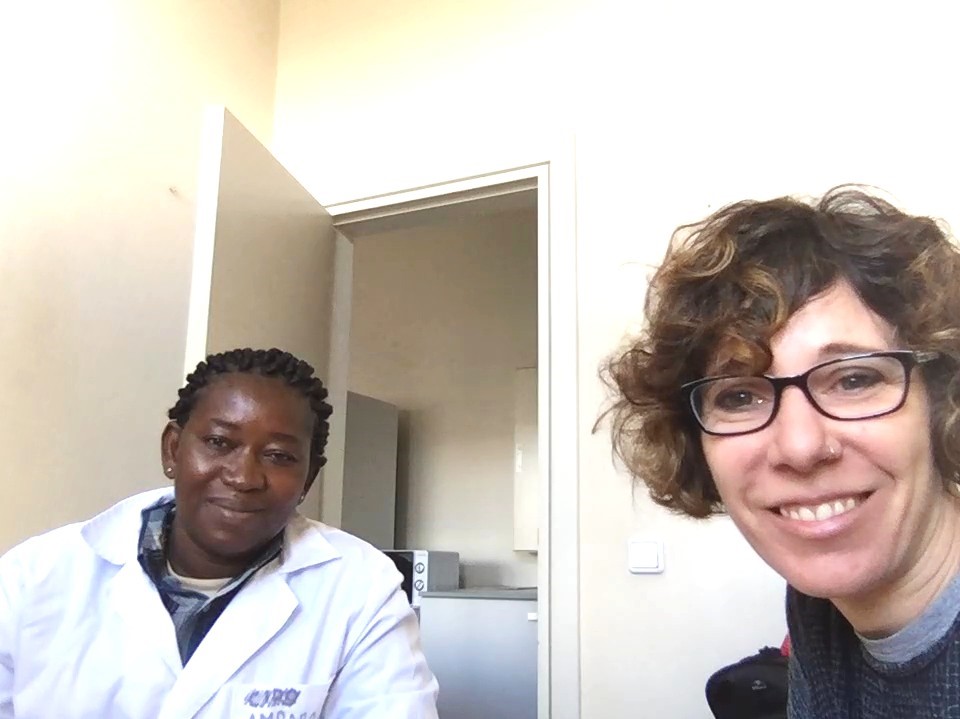 Awa (left) and Elena (right) pictured on interview day