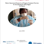 Malaria Operational Research and Program Evaluation Priorities for the sub-Saharan Africa Region: Full Report