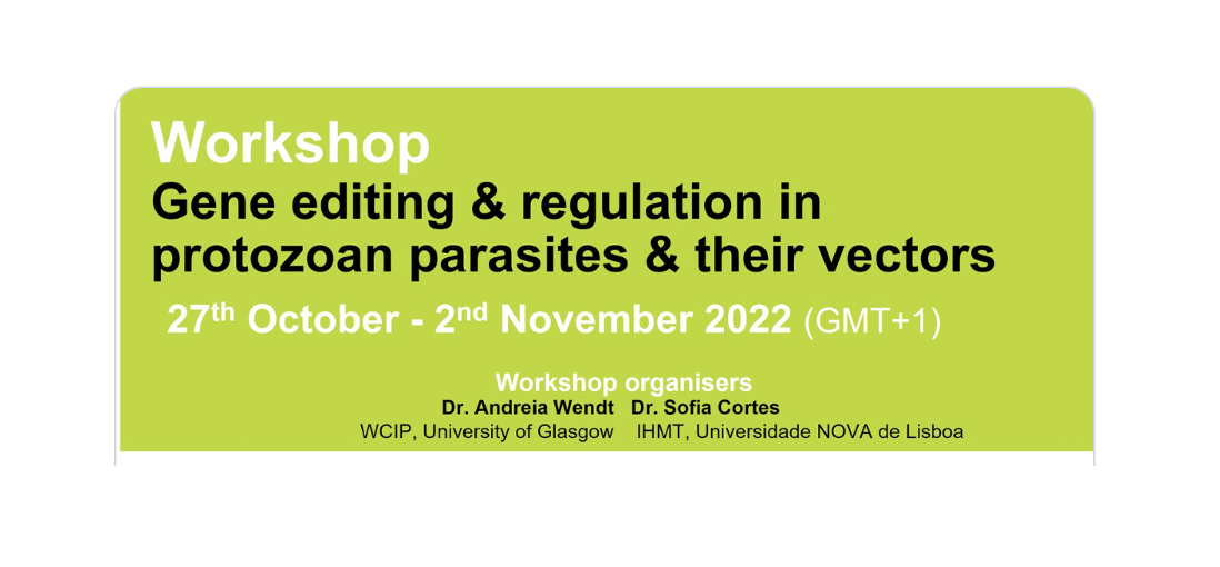 Workshop: Gene editing and regulation in protozoan parasites and their vectors