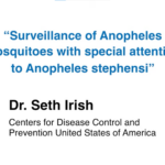 Surveillance of Anopheles mosquitoes with special attention to Anopheles stephensi