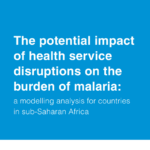 The potential impact of health service disruptions on the burden of malaria: a modelling analysis for countries in sub-Saharan Africa