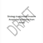 Anopheles stephensi Elimination Strategy (Draft)