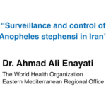 Surveillance and control of Anopheles stephensi in Iran