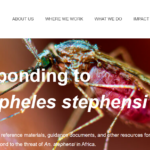 PMI Anopheles stephensi resources