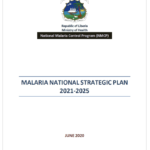 National Malaria Strategic Plan (NMSP) of Liberia: 2021 – 2025