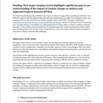 WHO Scoping review summary: Climate Change, Malaria, and Neglected Tropical Diseases