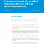 Evaluation of genetically modified mosquitoes for the control of vector-borne diseases