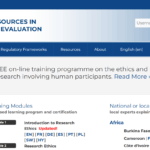 Training and Resources in Research Ethics Evaluation (TRREE)