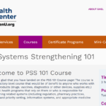 Pharmaceutical Systems Strengthening 101