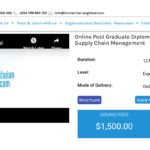 Procurement & Supply Chain Management (expert) – Online Post Graduate Diploma Programme