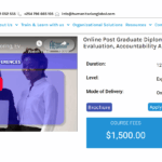 Monitoring, Evaluation, Accountability And Learning (MEAL) – Online Post Graduate Diploma Programme