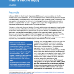 Framework for the allocation of limited malaria vaccine supply