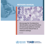 Microscopy for the detection, identification and quantification of malaria parasites on stained thick and thin blood films in research settings