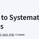 Introduction to Systematic Review and Meta-Analysis