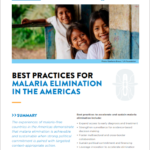 Best Practices for Malaria Elimination in the Americas
