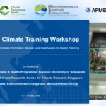 Online Climate Training Workshop: Understanding Climate Information, Models, and Dashboards for Health Planning