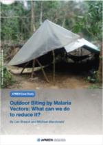 Outdoor Biting by Malaria Vectors: What can we do to reduce it?