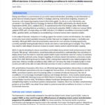 Difficult decisions: A framework for prioritizing surveillance to match available resources