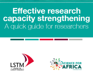 Effective research capacity strengthening: A quick guide for researchers