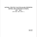 National Malaria Strategic Plan (NMSP) of Ethiopia: 2011 – 2015
