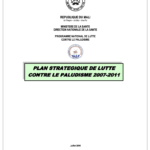 National Malaria Strategic Plan (NMSP) of Mali: 2007 – 2011