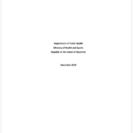 National Malaria Strategic Plan (NMSP) of Myanmar: 2021 – 2025