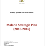 National Malaria Strategic Plan (NMSP) of Namibia: 2010 – 2016