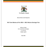 National Malaria Strategic Plan (NMSP) of Uganda: 2010 – 2015